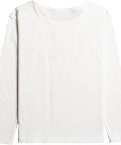 Roxy Girls' The One Long Sleeve T-Shirt For Girls' Snow White -Cheap Roxy Shop unnamed file 811