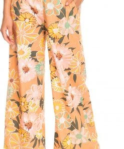 Roxy Women's Midnight Avenue Again Pants For Women Toasted Nut