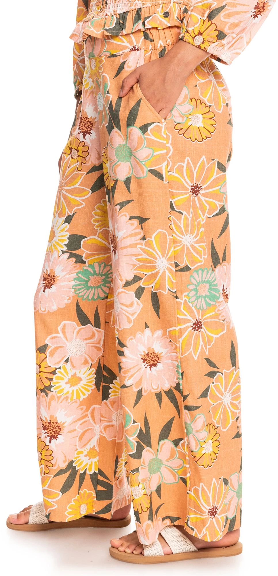 Roxy Women's Midnight Avenue Again Pants For Women Toasted Nut 4 Roxy Women's Midnight Avenue Again Pants For Women Toasted Nut - Image 4