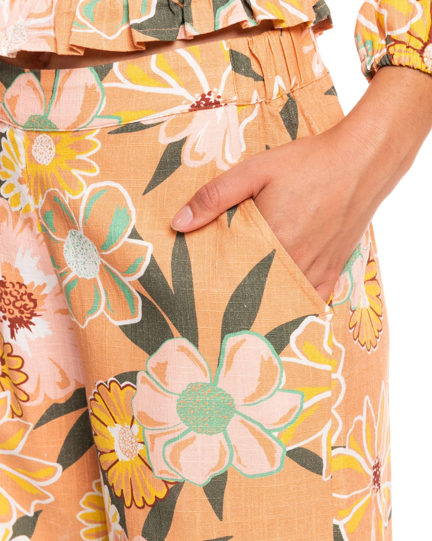 Roxy Women's Midnight Avenue Again Pants For Women Toasted Nut 5 Roxy Women's Midnight Avenue Again Pants For Women Toasted Nut - Image 5