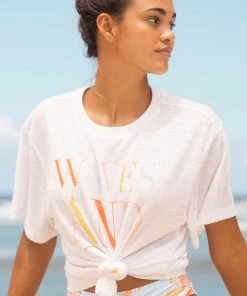 Roxy Women's Crystal Visions Short Sleeve T-Shirt For Women Bright White -Cheap Roxy Shop unnamed file 852