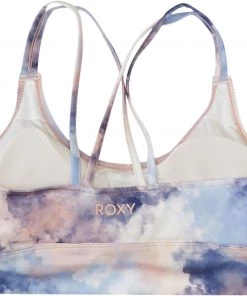 Roxy Women's Kaileo Elongated Sports Bra For Women True Black Print -Cheap Roxy Shop unnamed file 858