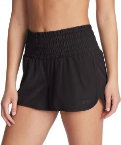 Roxy Women's Maile High Waisted Shorts For Women Anthracite