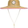 Roxy Women's Coffee Blues Straw Hat For Women Natural