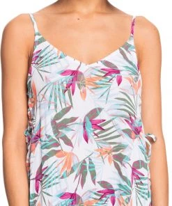 Roxy Women's Beachy Vibes Beach Dress For Women Bright White -Cheap Roxy Shop unnamed file 898