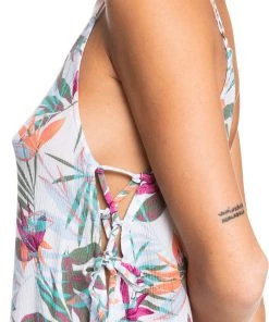 Roxy Women's Beachy Vibes Beach Dress For Women Bright White -Cheap Roxy Shop unnamed file 899