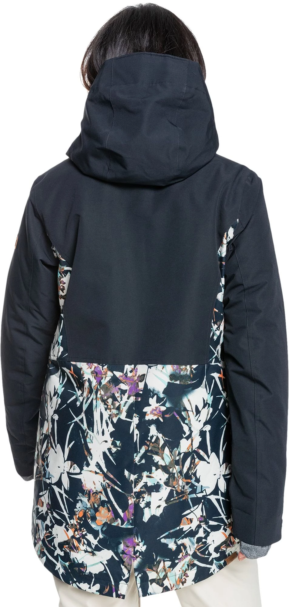 Roxy Women's Stated Snow Jacket For Women True Black Superlights 4 Roxy Women's Stated Snow Jacket For Women True Black Superlights - Image 4