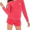 Roxy Girls' New Adventures Sweat Shorts For Girls' Red