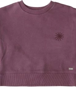 Roxy Women's Dream Of Aloha Crew Sweatshirt For Girls' Fig