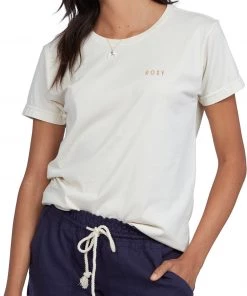 Roxy Women's Just Jump Graphic T-Shirt For Women Tapioca -Cheap Roxy Shop unnamed file 913