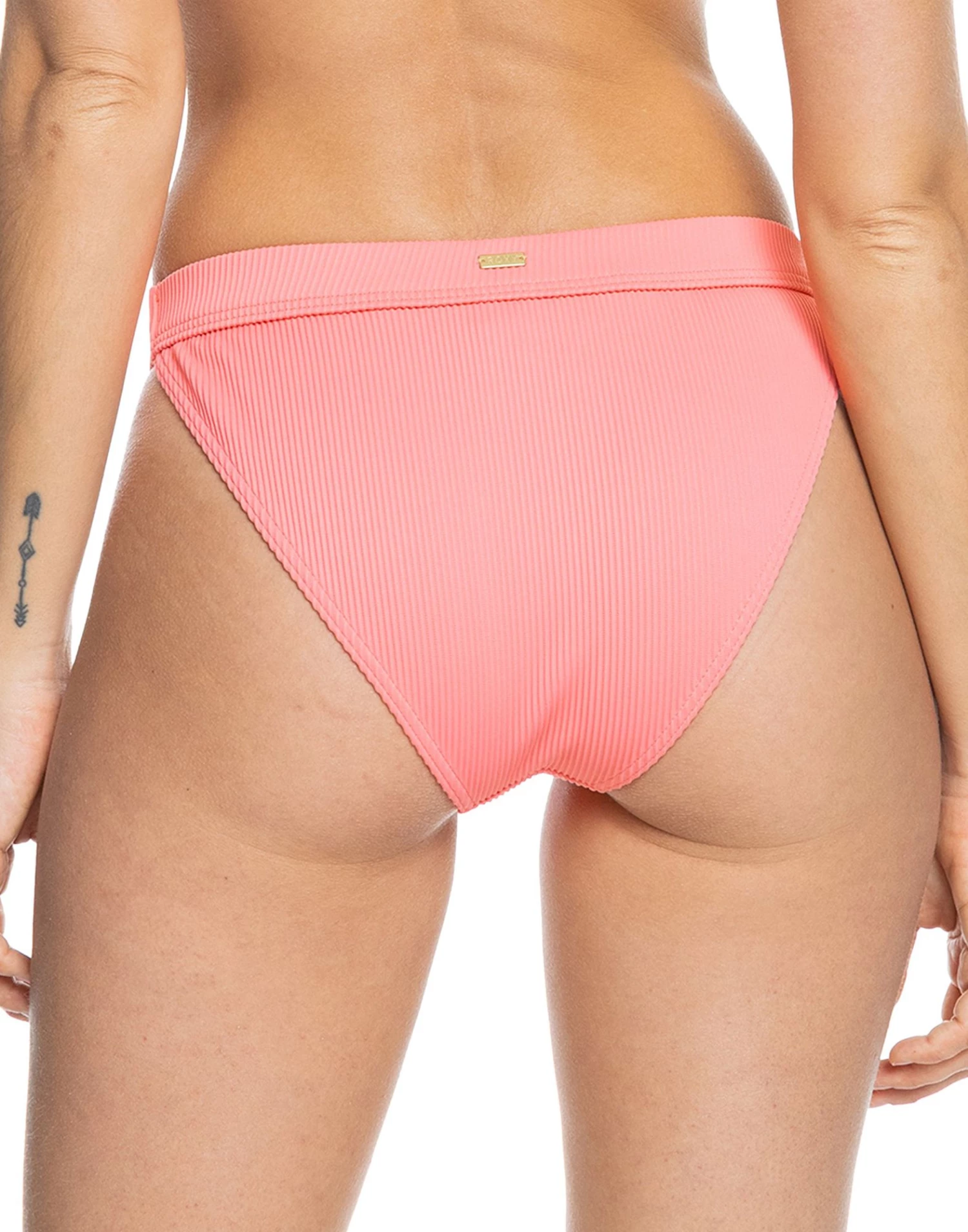 Roxy Women's Mind Of Freedom Mini Bikini Bottoms For Women Shell Pink 3 Roxy Women's Mind Of Freedom Mini Bikini Bottoms For Women Shell Pink - Image 3