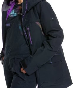 Roxy Women's Sated WarmLink Snow Jacket For Women True Black -Cheap Roxy Shop unnamed file 96