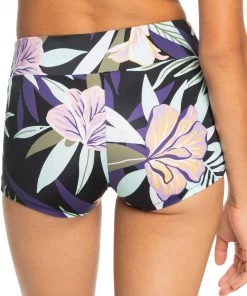 Roxy Women's Active Shorty Biker Bikini Bottoms For Women True Black Fasso -Cheap Roxy Shop unnamed file 963