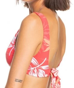Roxy Women's Seaside Tropics Bralette Bikini Top For Women Hibiscus Seaside Tropics -Cheap Roxy Shop unnamed file 968