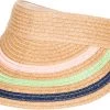 Roxy Women's Keep Tanning Woven Straw Visor For Women Natural